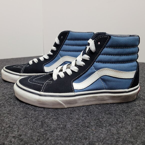 NWOT Sk8-Hi Shoe in Blue/Blue W-6 M-4.5 - Picture 4 of 9